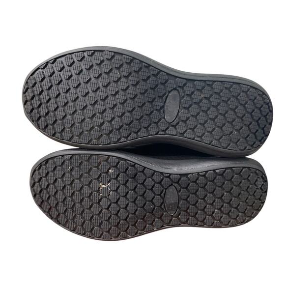 Taquco Mens 11.5 Black Lace Up Faux Leather Non Slip Waterproof Kitchen Shoes - Picture 7 of 7